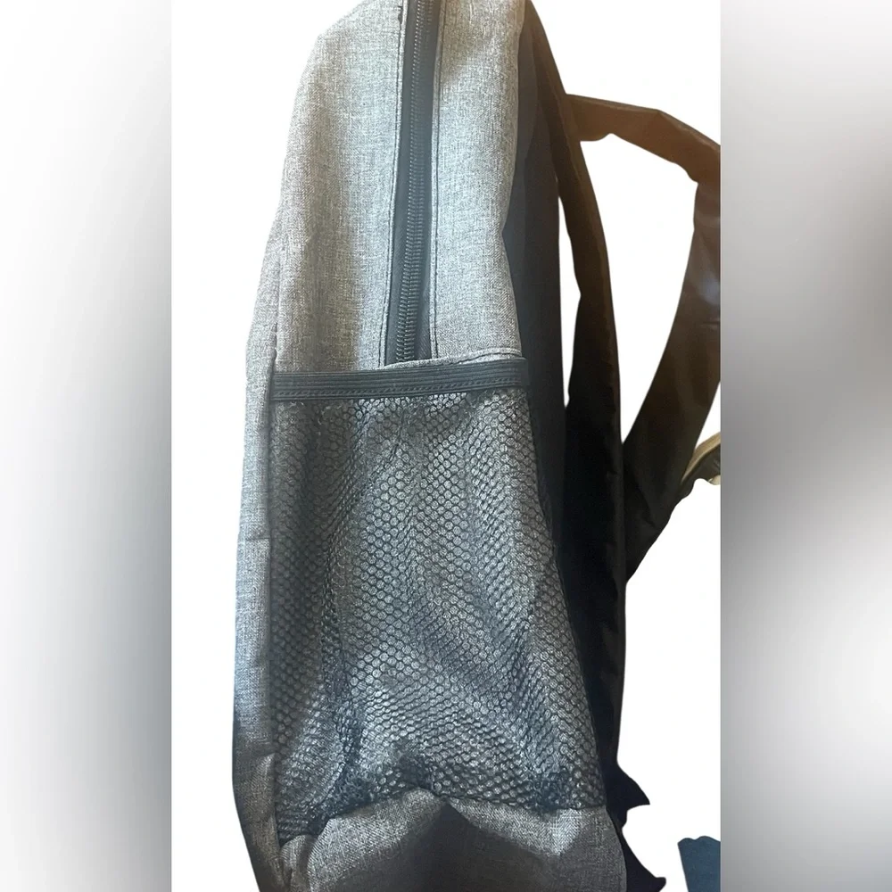 Boeing Aviation Backpack Gray Logo Laptop Travel School Bag NWOT - Picture 4 of 7